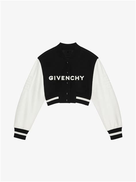 GIVENCHY varsity jacket in wool and leather 